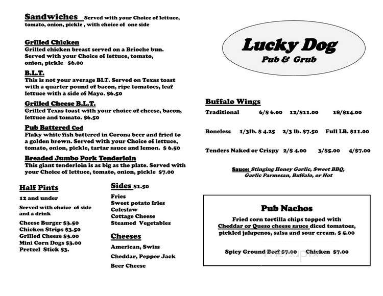 Lucky Dog Pub - Windsor, IL