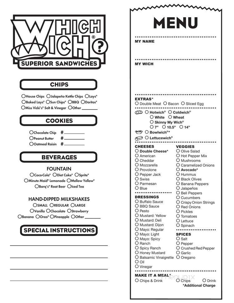 Which Wich Superior Sandwiches - Plainfield, IL