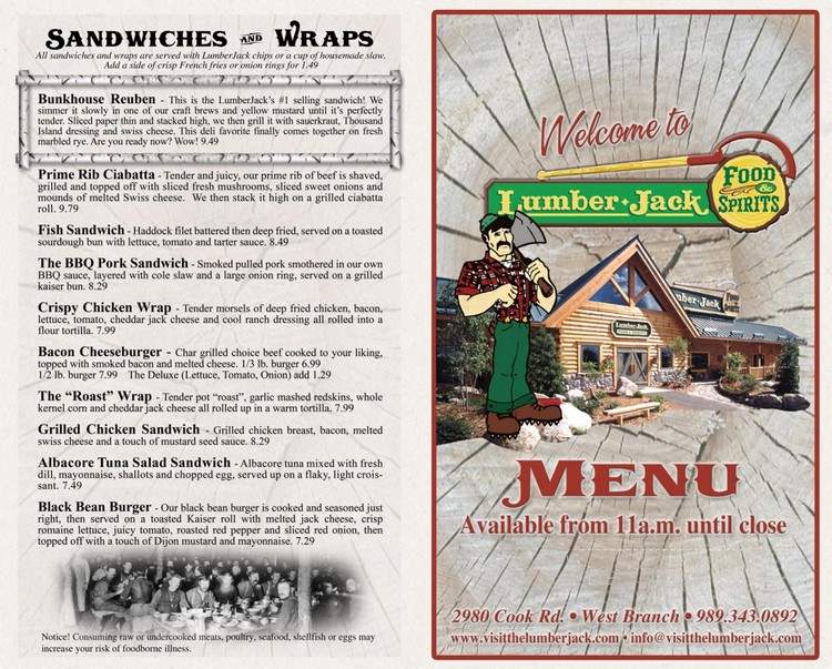 Lumber Jack Food & Spirits - West Branch, MI