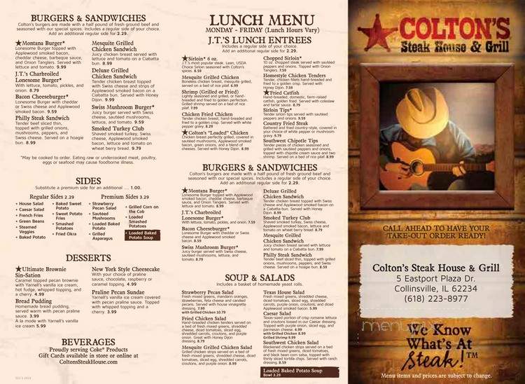 Colton's Steak House & Grill - Collinsville, IL