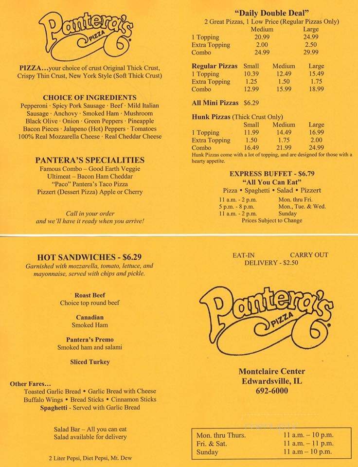 Pantera's Pizza - Edwardsville, IL