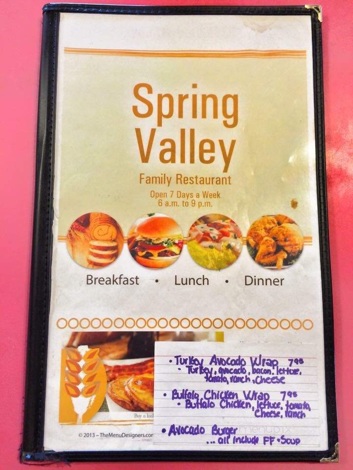 Spring Valley Family Restaurant - Oregon, IL