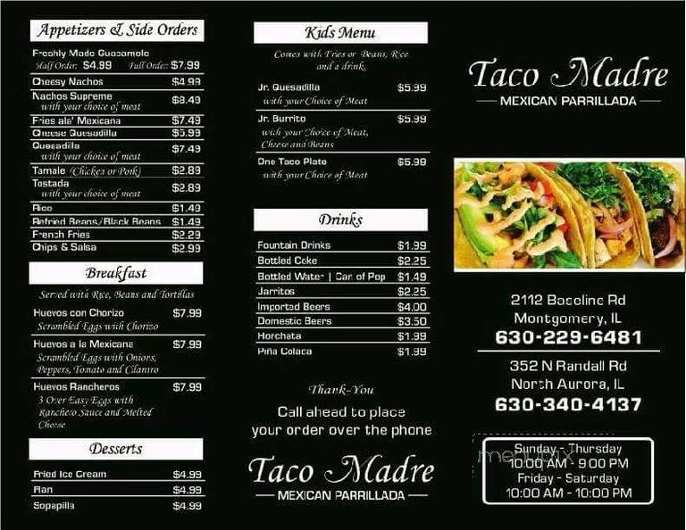 Taco Madre - North Aurora, IL