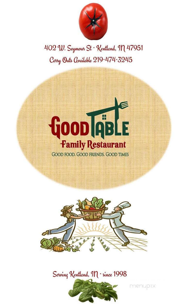 Good Table Family Restaurant - Kentland, IN