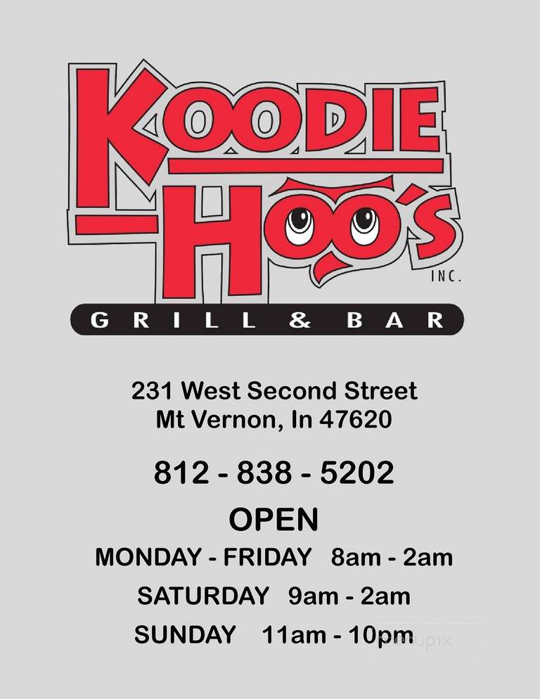 Koodie-Hoo's - Mount Vernon, IN