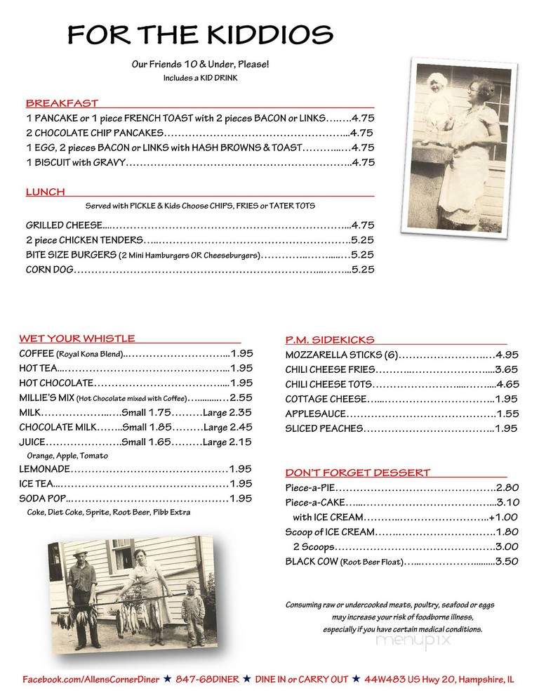 Allen's Corner Diner - Hampshire, IL