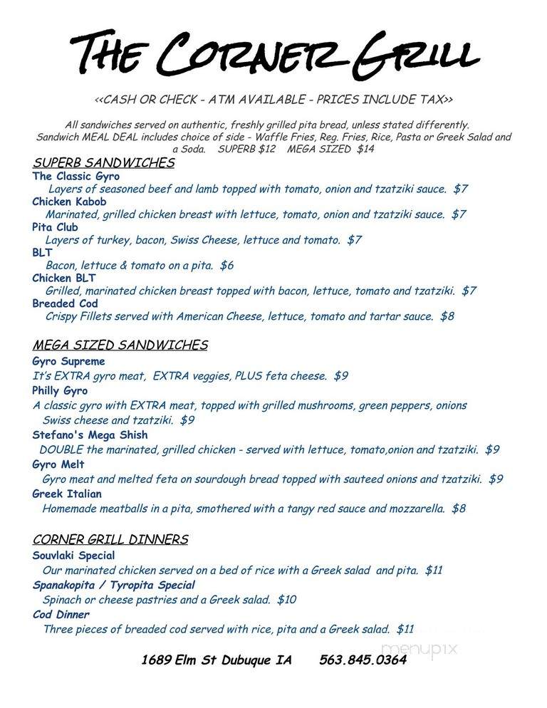 Corner Grill - Dubuque, IA