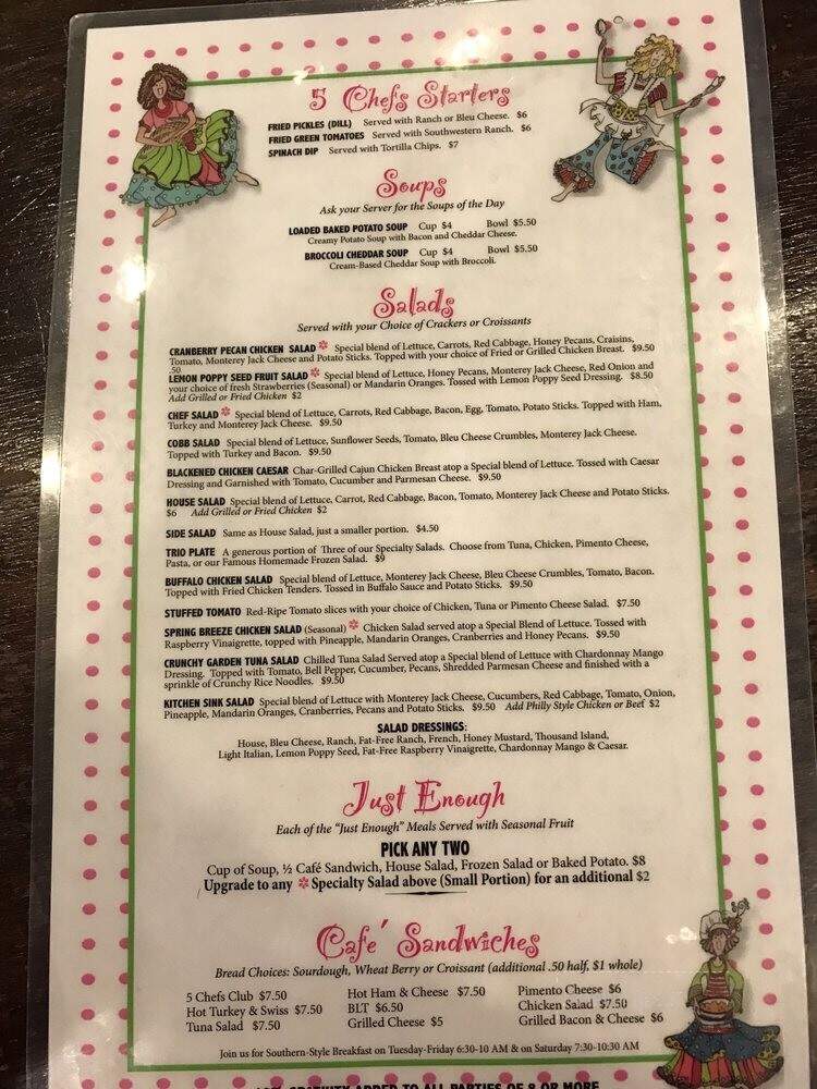 5 Chefs Restaurant - Portland, TN