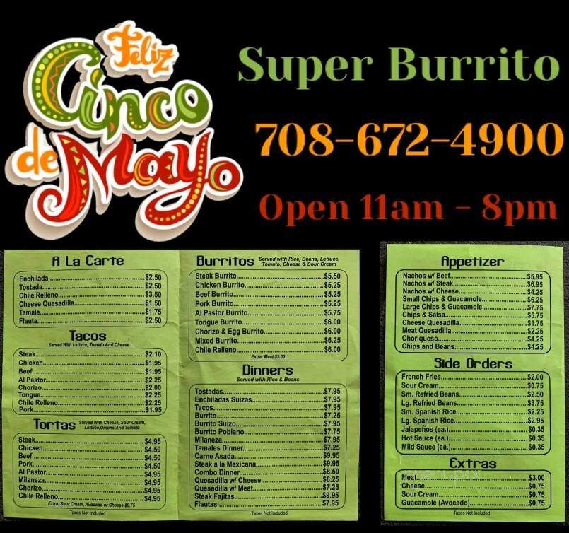 Super Burrito - Crete, IL