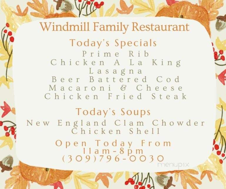 Windmill Family Restaurant - East Moline, IL