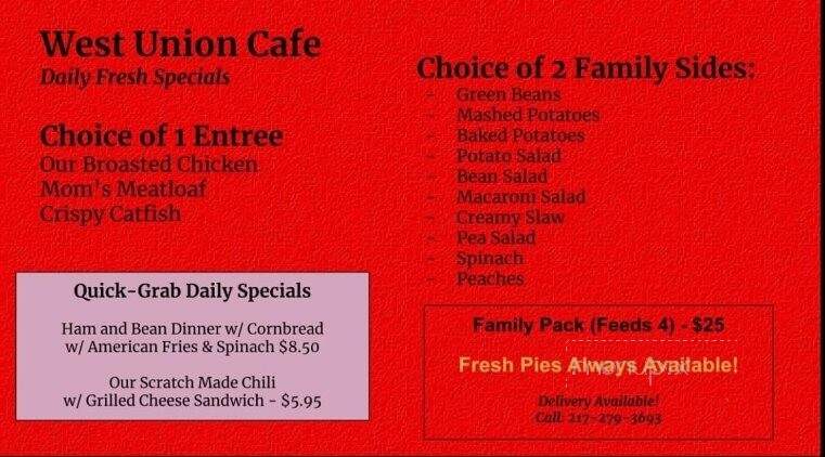 Illinois One Cafe - West Union, IL