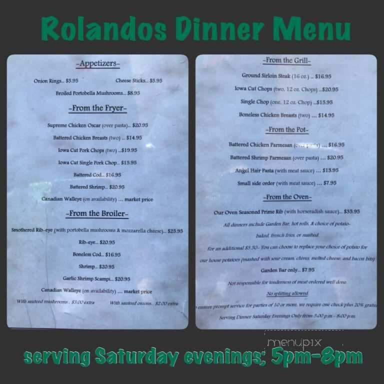 Rolando's Supper Club - Hennepin, IL