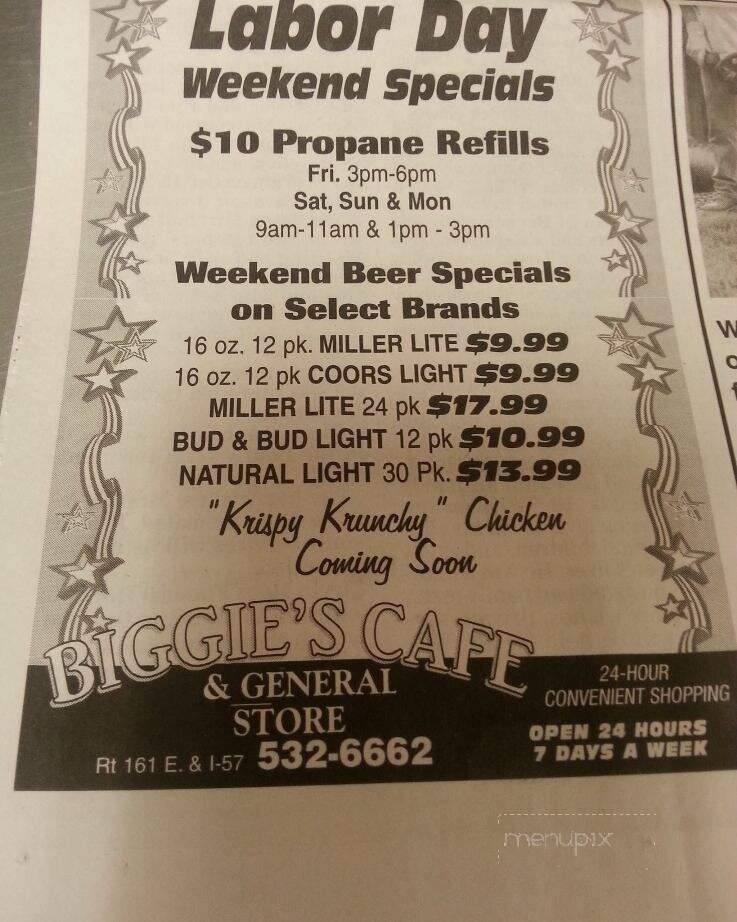 Biggie's Cafe & General Store - Centralia, IL