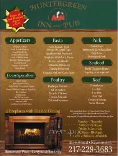 Huntergreen Inn & Pub - Raymond, IL