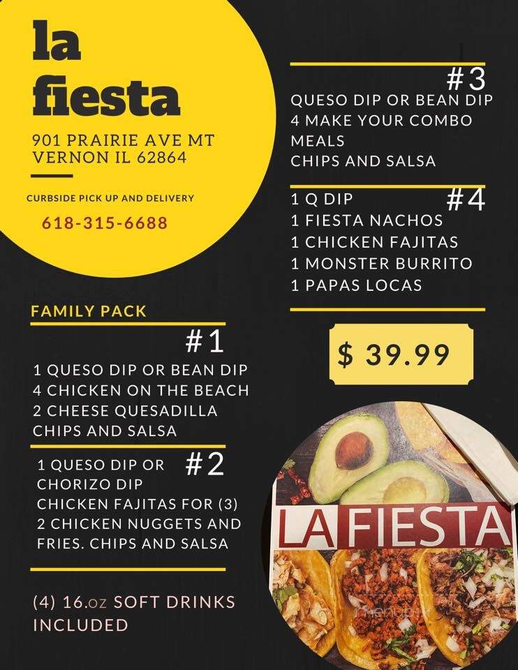 La Fiesta Mexican Restaurant - Mount Vernon, IL