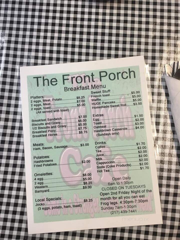 Front Porch Cafe - Modesto, IL