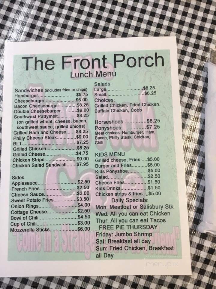 Front Porch Cafe - Modesto, IL