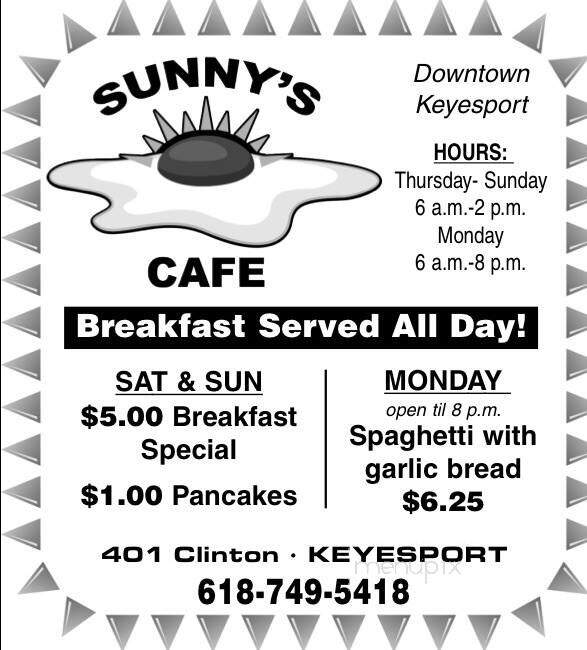 Sunny's Cafe - Keyesport, IL