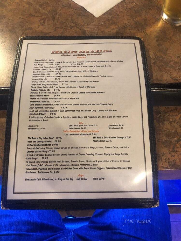 The Rack Bar & Grill - Rochelle, IL