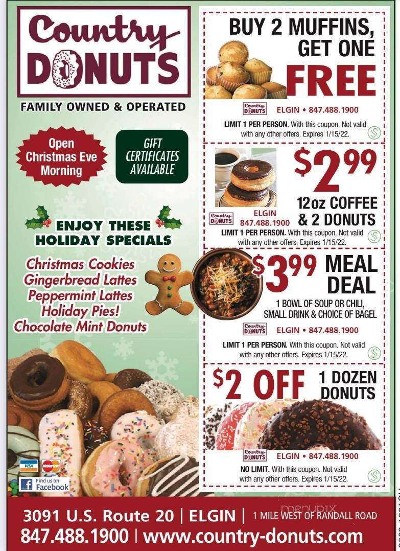 Country Donuts - Elgin, IL