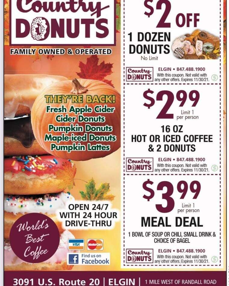 Country Donuts - Elgin, IL