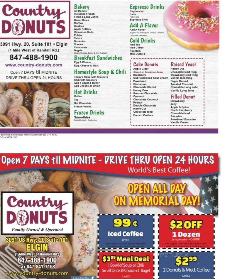 Country Donuts - Elgin, IL