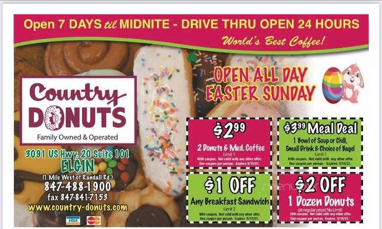 Country Donuts - Elgin, IL