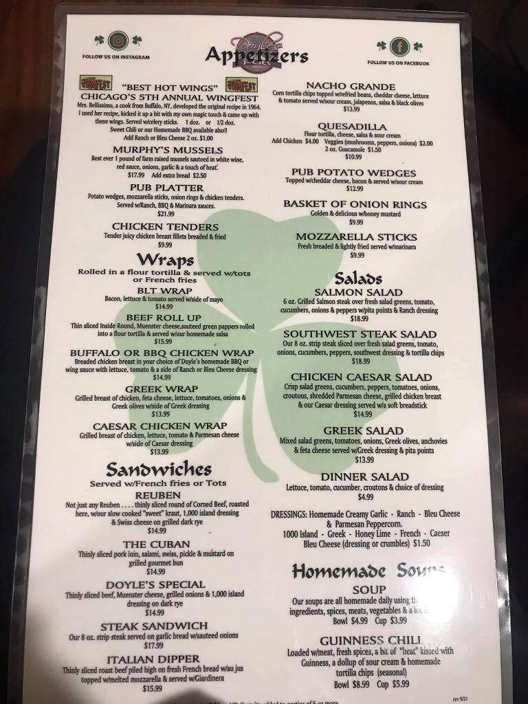 Doyles Pub & Eatery - Richmond, IL