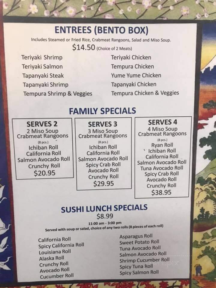 Ichiban Hibachi - Freeport, IL