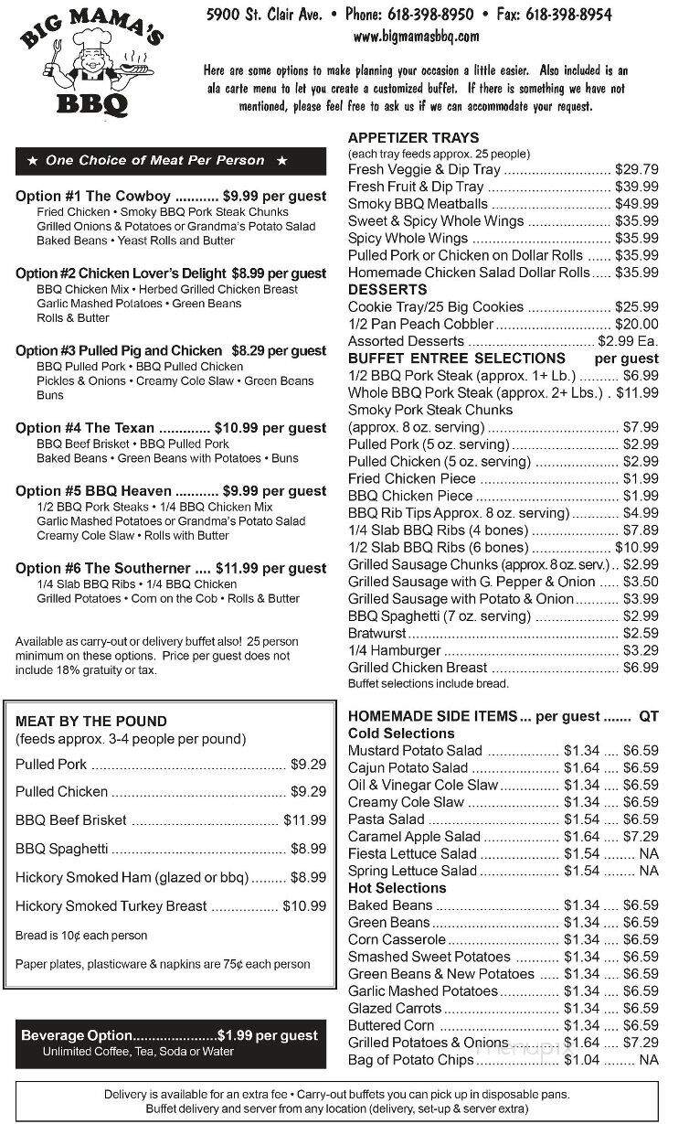 Big Mama's Bbq Express - East St. Louis, IL