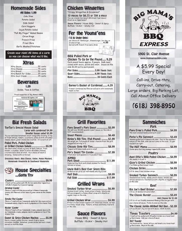 Big Mama's Bbq Express - East St. Louis, IL