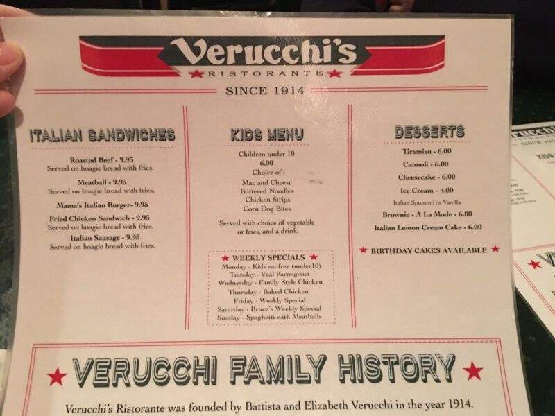 Verucchi's Ristorante - Spring Valley, IL