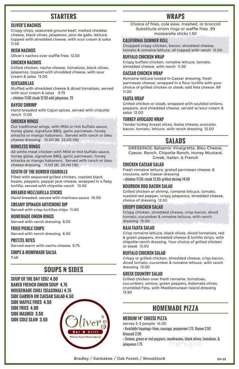 Oliver's Bar and Grill - Kankakee, IL