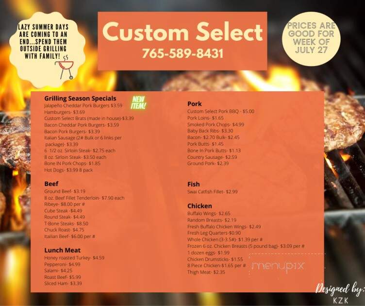 Custom Select Meat & Produce - Delphi, IN