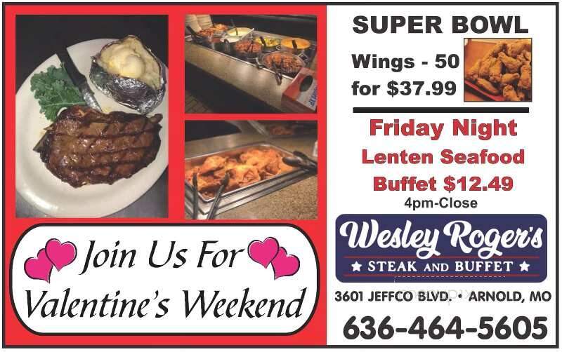 Wesley Rogers Steak and Buffet - Arnold, MO