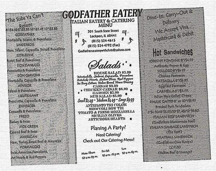 The Godfather's Eatery - Lockport, IL