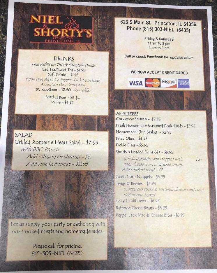 Niel & Shorty's BBQ - Princeton, IL