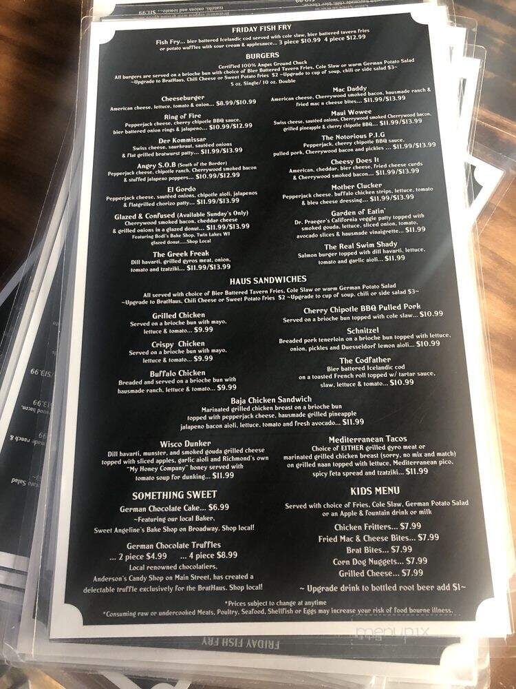 Richmond Brat Haus - Richmond, IL