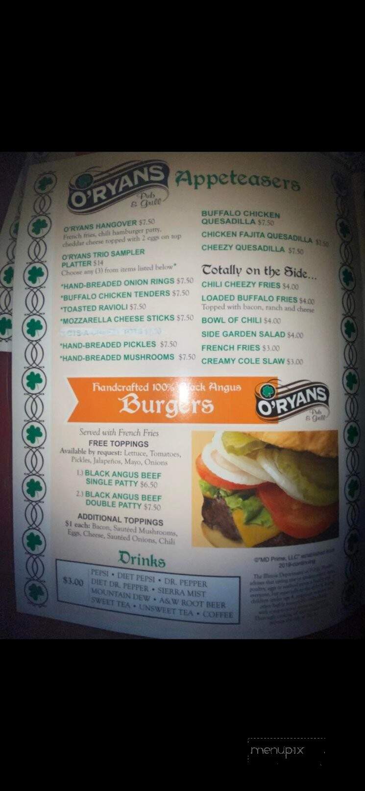 O'Ryans Pub & Grill - Wood River, IL