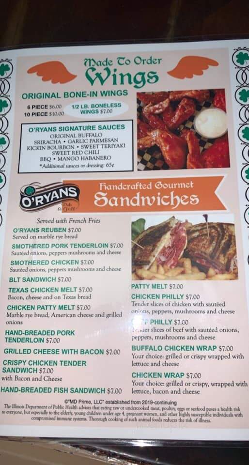 O'Ryans Pub & Grill - Wood River, IL