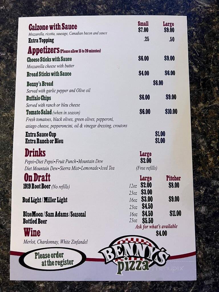 Benny's Pizza - Milan, IL