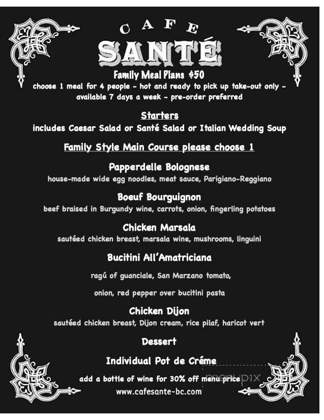 Cafe Sante - Boyne City, MI