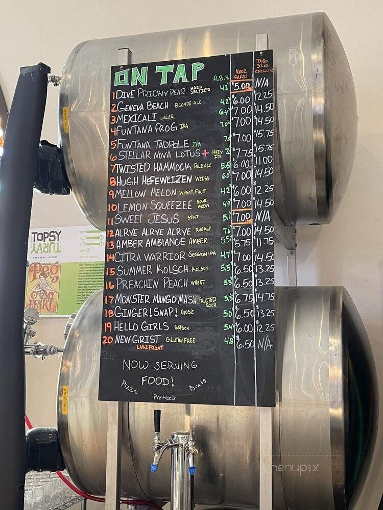 Topsy Turvy Brewery - Lake Geneva, WI