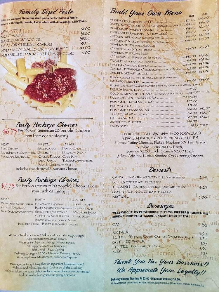 Pizza Cucina - Oswego, IL