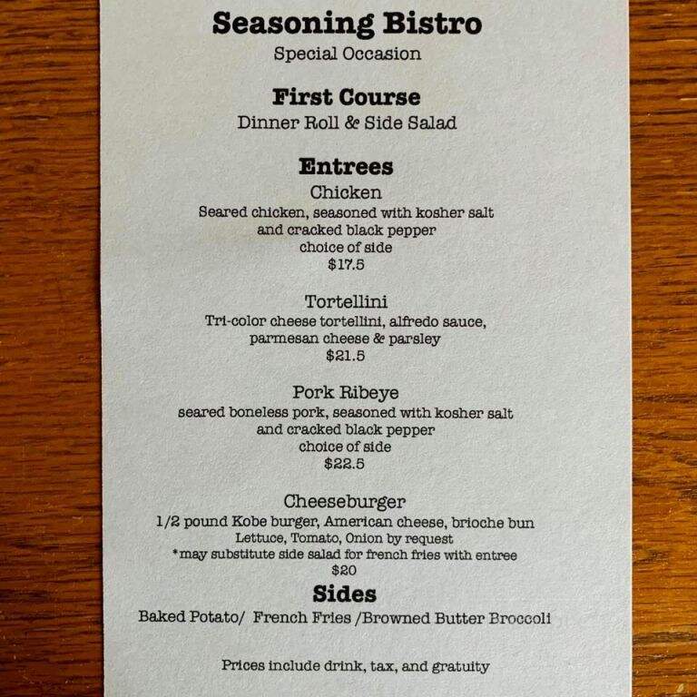 Seasoning bistro - Benton, IL