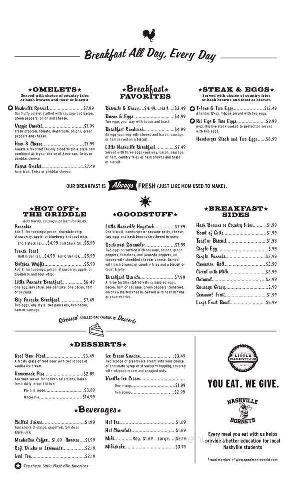 Little Nashville Restaurant - Nashville, IL