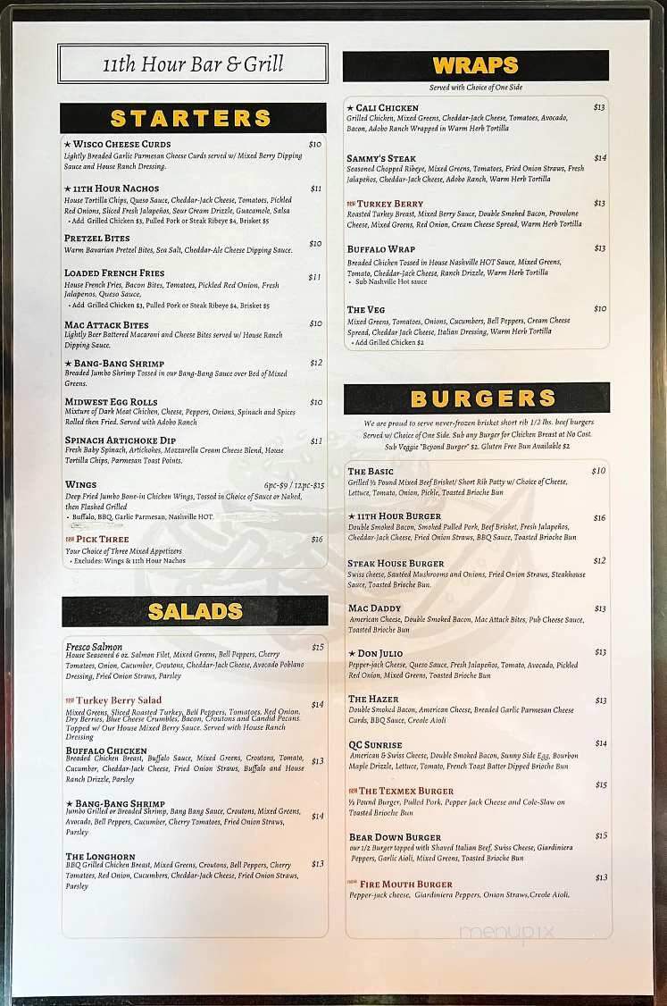 11th Hour Bar and Grill - Silvis, IL