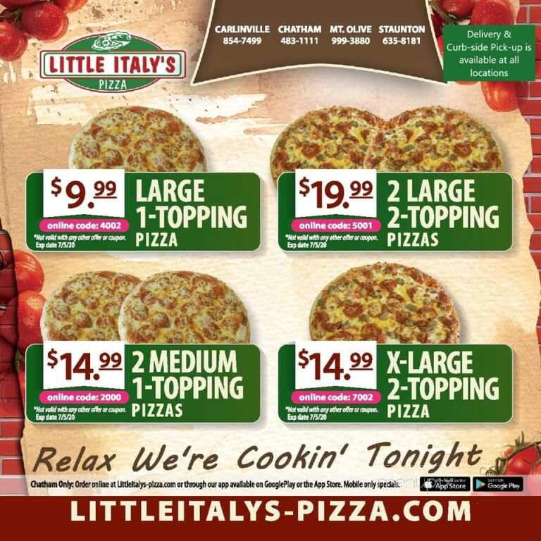 Little Italy's Pizza - Mount Olive, IL