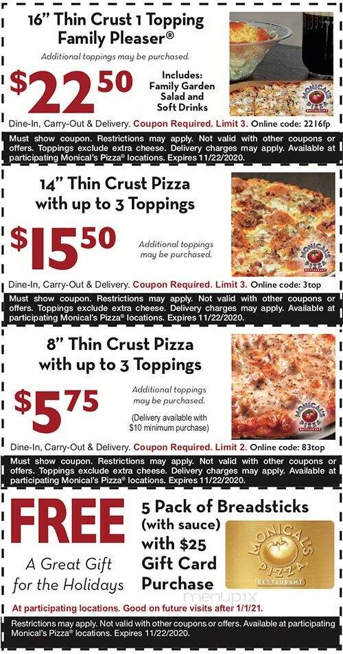 Monical's Pizza - Charleston, IL