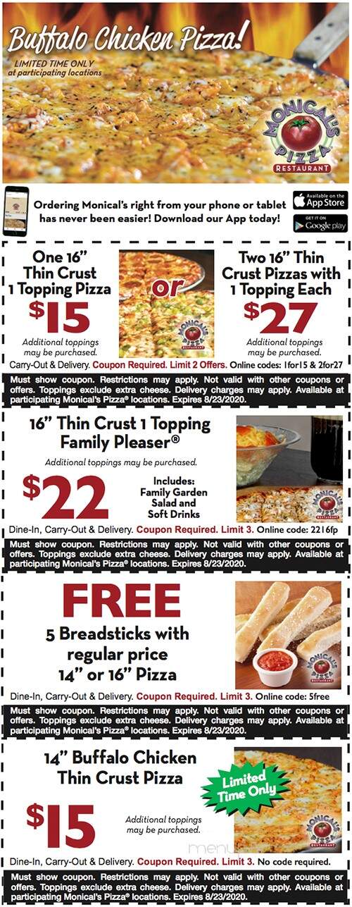 Monical's Pizza - Charleston, IL